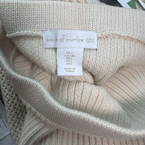 House of Harlow 1960 Women’s Crochet Crop Top/Pencil Skirt 2 Piece Set Size L - Picture 5 of 8